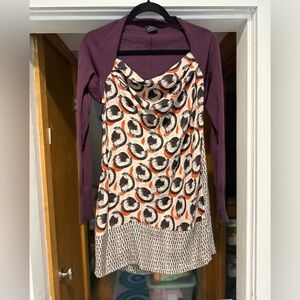 Gotcha Italian silk dress EUC very rare boutique dress